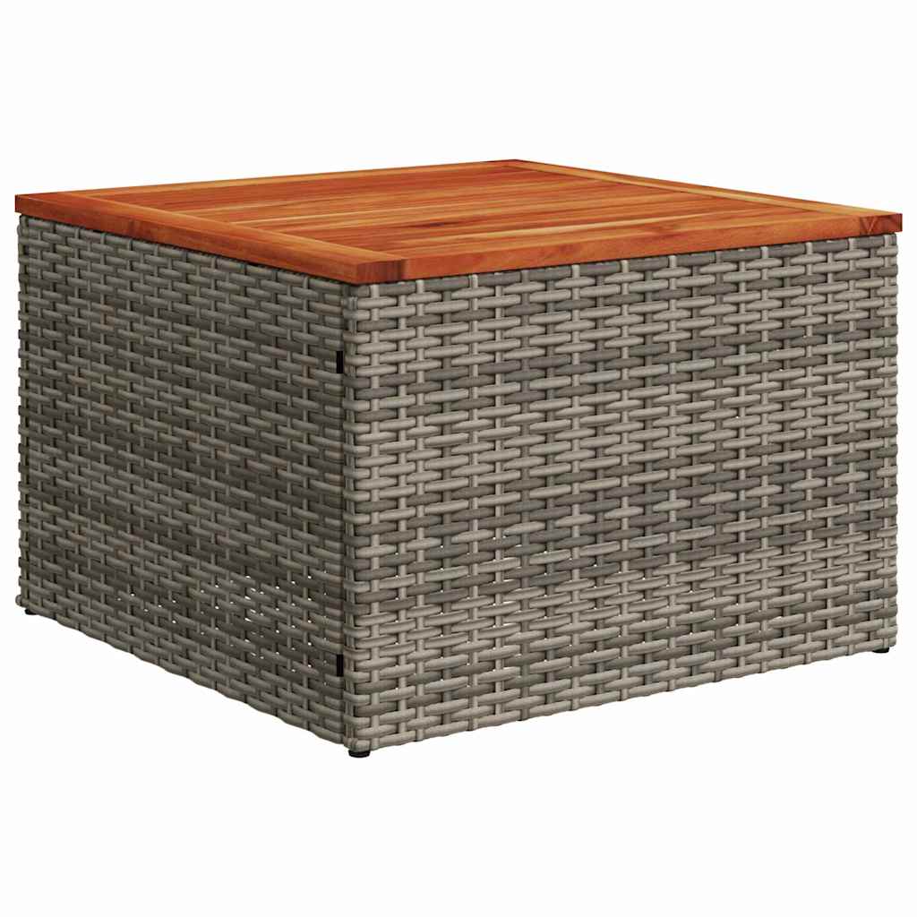 Garten-Sofa-Set mit Kissen 8 pcs Grau 55 x 55 x 37 cm